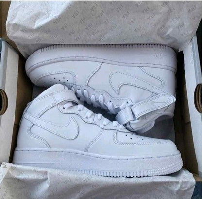 NIK AIRFORCE 1 HIGH long GENUINE LEATHER NO DUST BAG