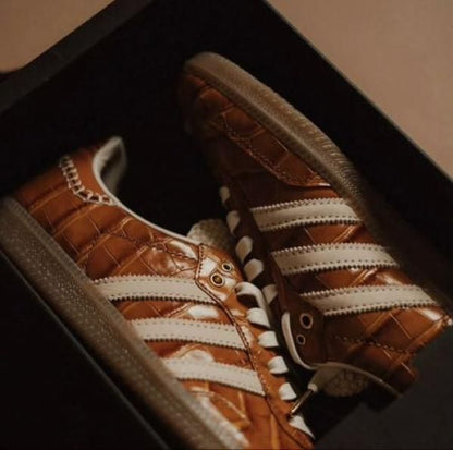 Adida s samba x Wales bonner croc Brown Sale
