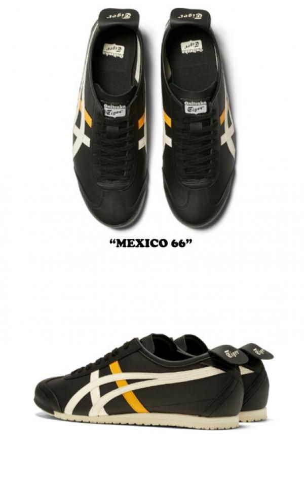 _onitsuka_tiger Mexico 66 Black White Yellow
