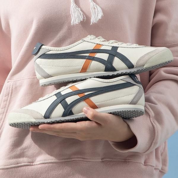 _onitsukka tiger mexico 66 shoes white navy orange