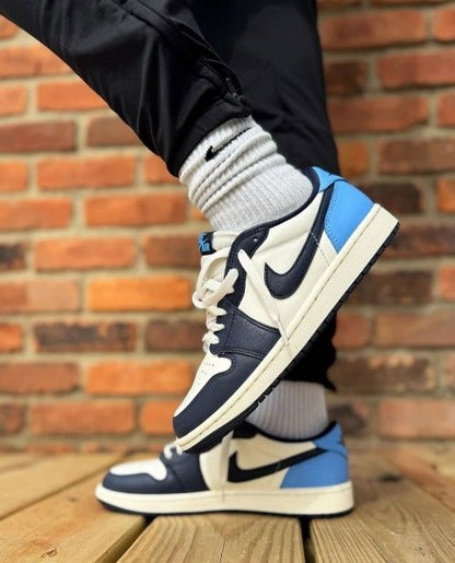 nik air jordan 1 low og obsidian blue
