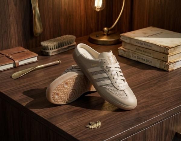 ADIDAA.S SAMBA MULE BEIGE