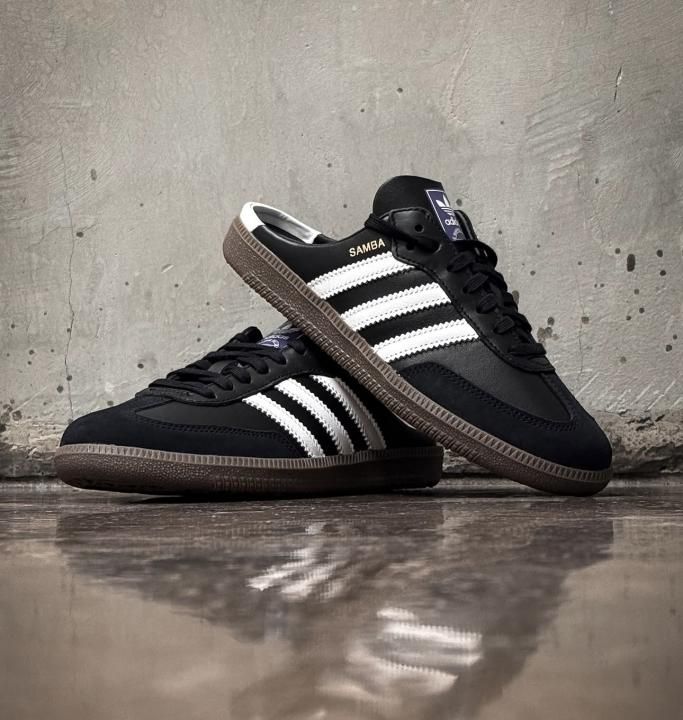 ADIDAAS SAMBA MULE BLACK WHITE