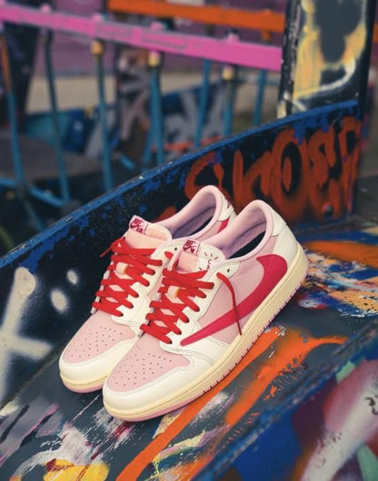 NIKKE AIR JORDAN 1 TRAVIS SCOTT TROPICAL PINK