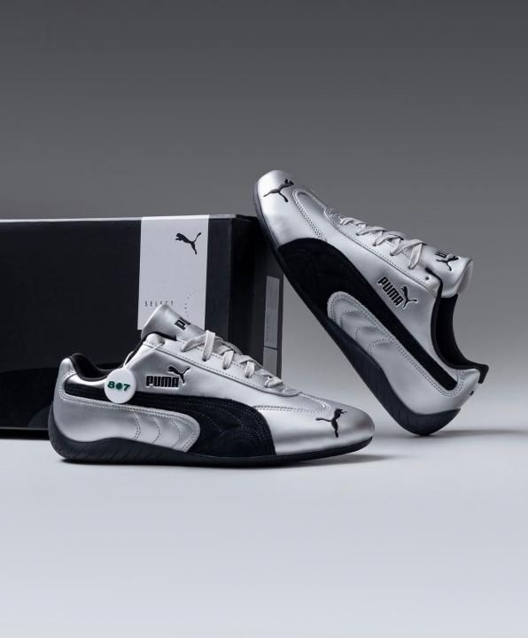 PUMMA SPEEDCAT METALLIC SILVER BLACK