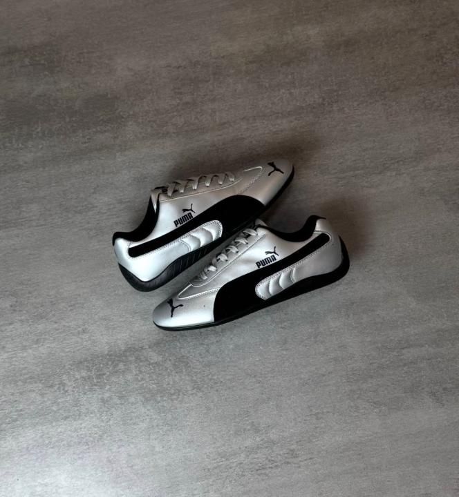 PUMMA SPEEDCAT METALLIC SILVER BLACK