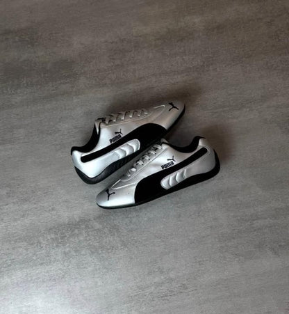 PUMMA SPEEDCAT METALLIC SILVER BLACK
