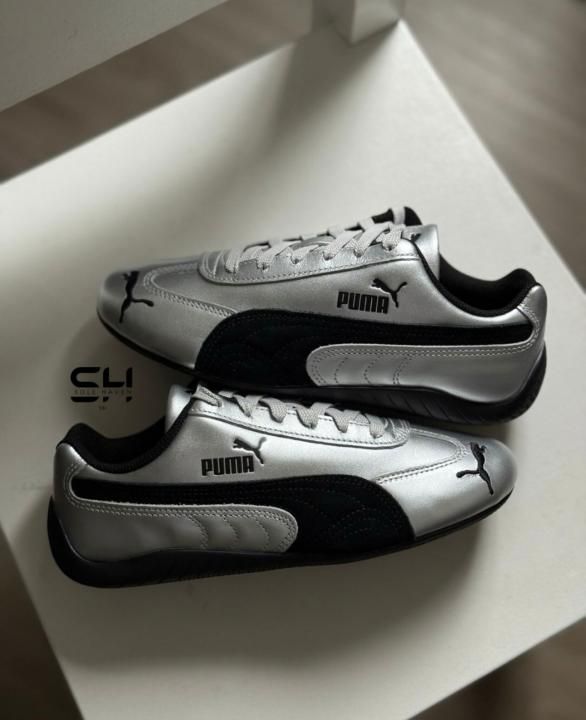 PUMMA SPEEDCAT METALLIC SILVER BLACK
