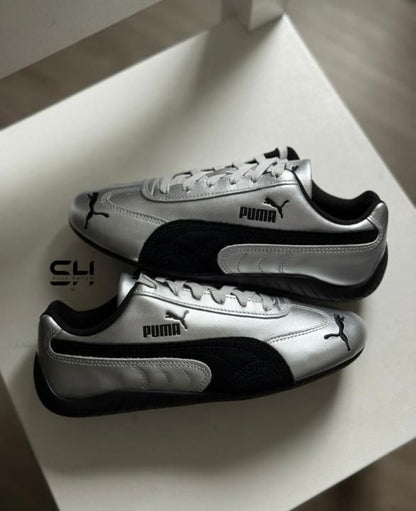 PUMMA SPEEDCAT METALLIC SILVER BLACK
