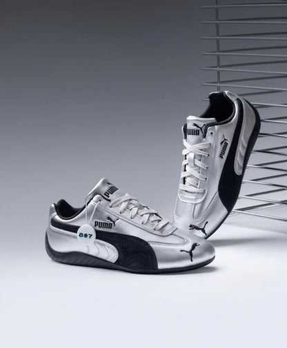PUMMA SPEEDCAT METALLIC SILVER BLACK