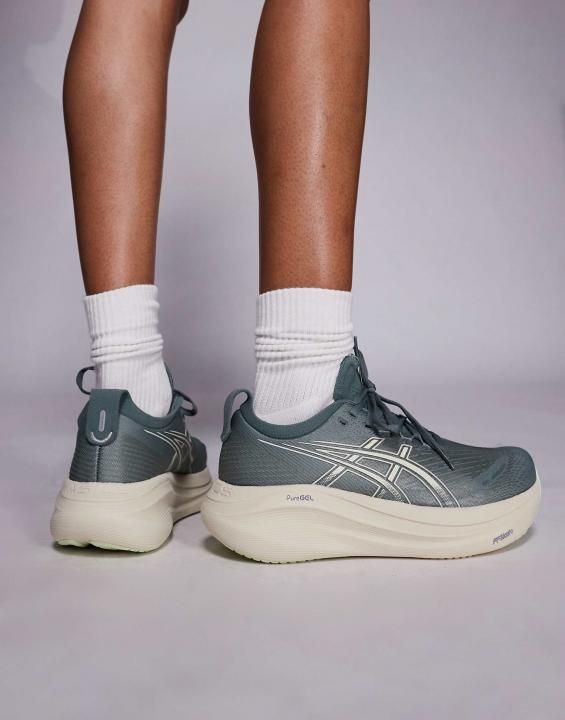 Asiics Gel Nimbus 27 Olive Green