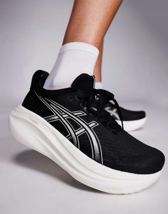 Asiics Gel Nimbus 27 black white
