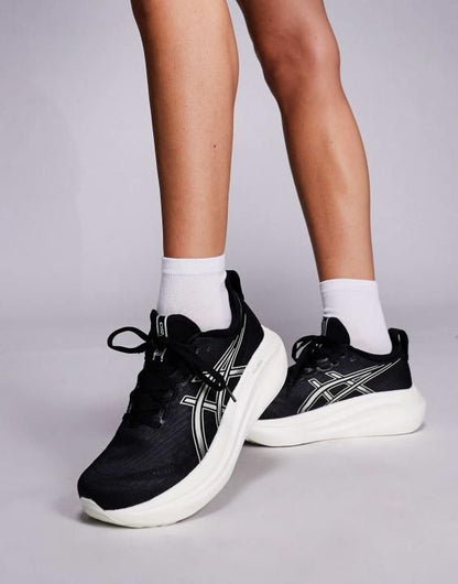Asiics Gel Nimbus 27 black white