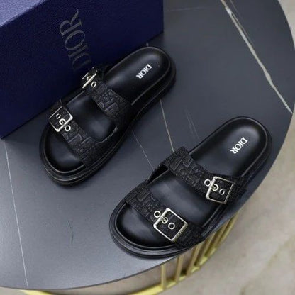 Ua_dior_aqua sandal all black oblique