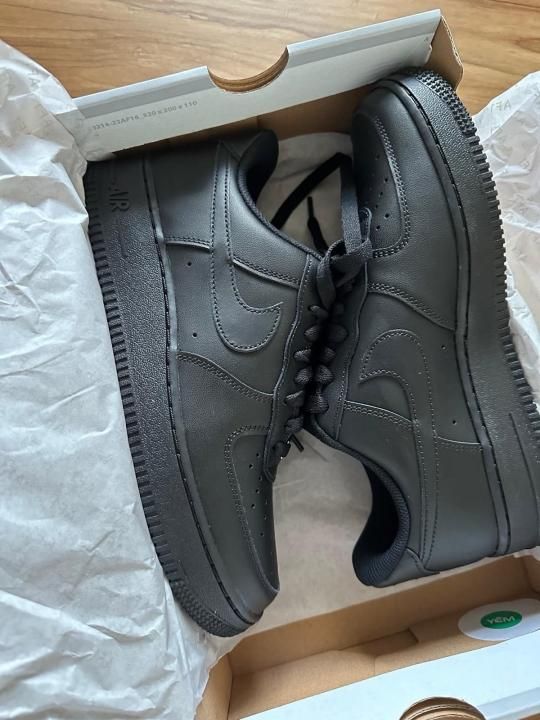 Nikke Air Force 1 Leather UA With kit keychain dusr bag box lace