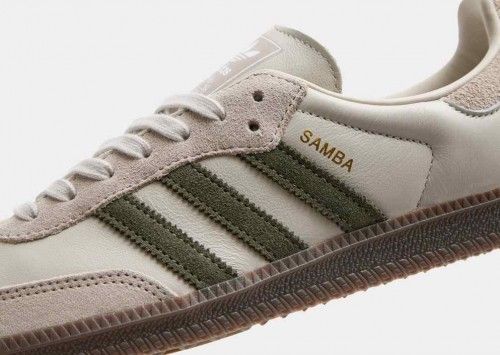 Addidas Samba OG Aluminum Dark Khaki