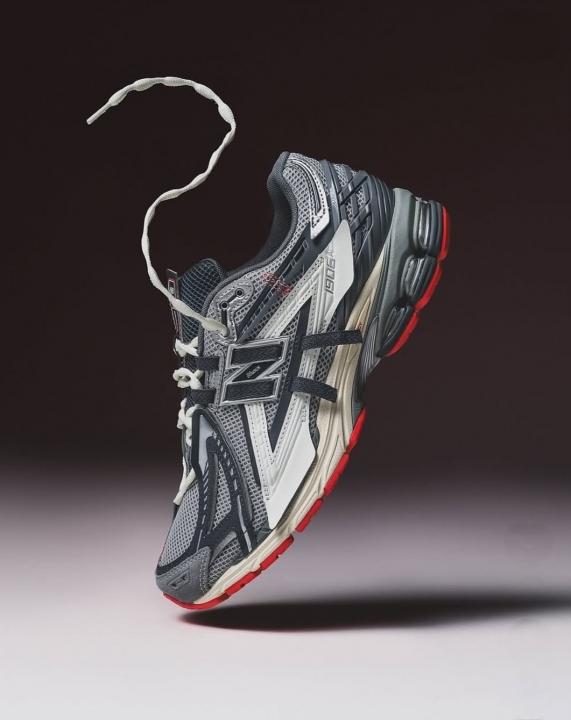 NE.W BALANCE 1906A SLATE GREY DRIFT RED