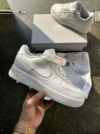 nikkee Airforce 1 White Pure Leather UA Quality for her fix