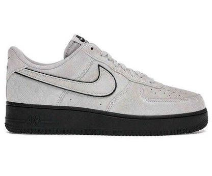 Nikee AIR FORCE SUEDE BLACK GREY FOR MEN