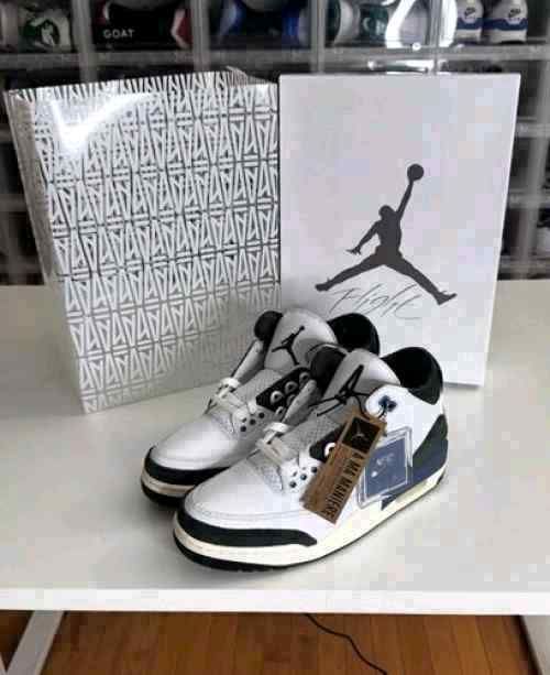 Nikee air jordan 3 x a ma maniere diffused blue