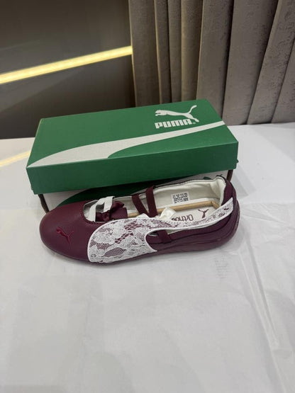 Pumma Speedcat ballet Lace Maroon Fix