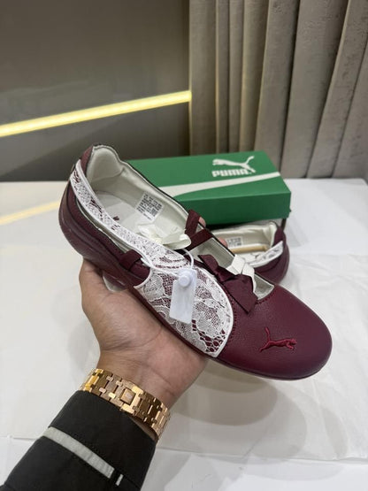 Pumma Speedcat ballet Lace Maroon Fix