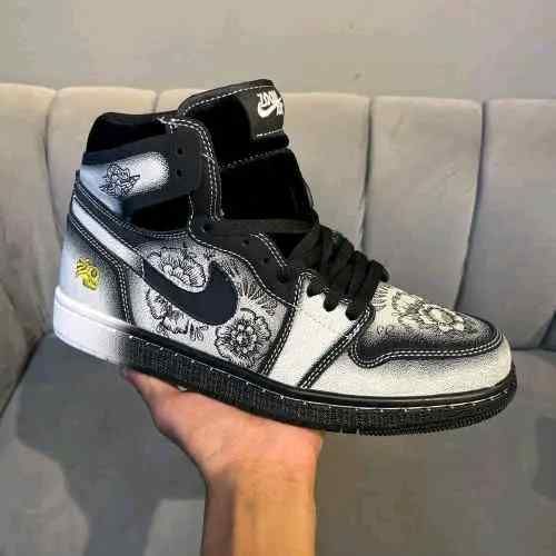 Nikkee Jordan Retro 1 High Zoom Air CMFT 2 Dia De Muertos