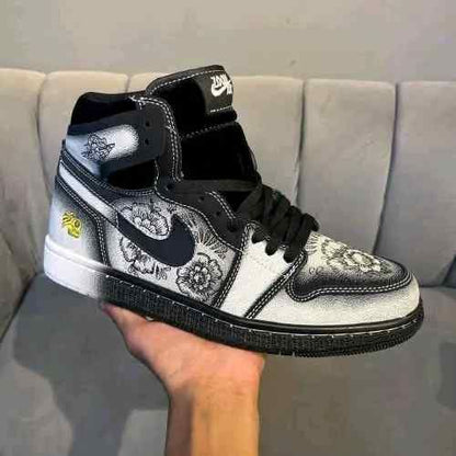 Nikkee Jordan Retro 1 High Zoom Air CMFT 2 Dia De Muertos