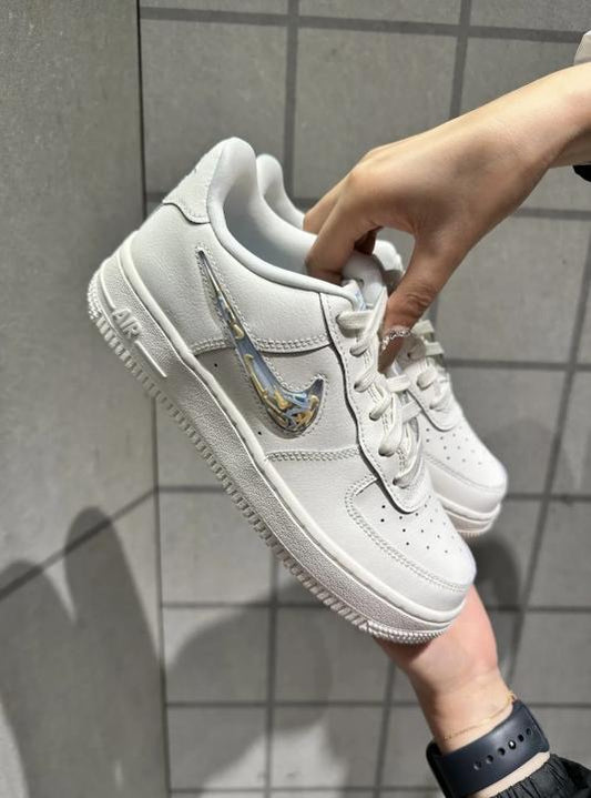 SALE NIK.E AIRFORCE 1 LOW SNEAKER UNIQUE BLUE WITH OG BOX
