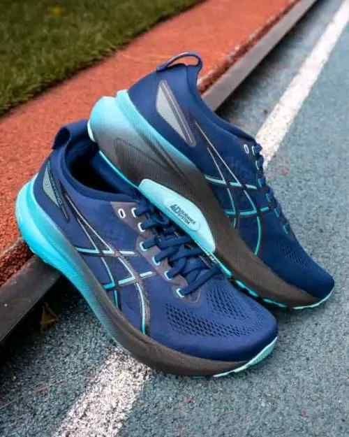 Asiccss gel kayano 31 blue expanse digital aqua
