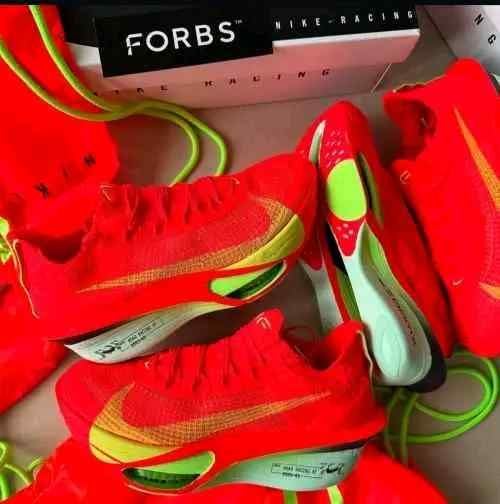 Nikkee Air Zoom AlphaFly Next Bright Crimson Lime Blast