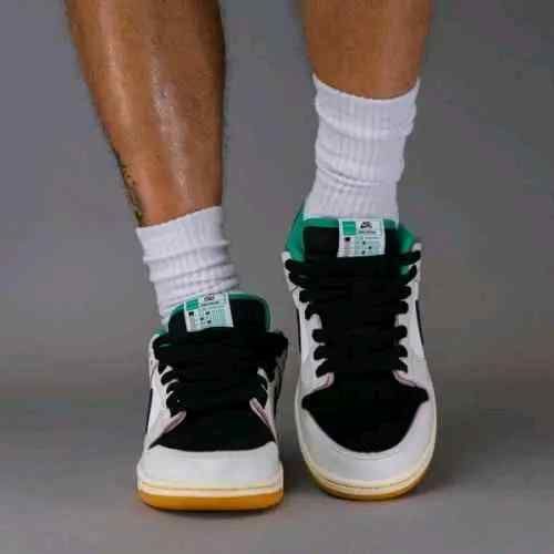 nikkee sb x csef dunk low pro shoes summit white black white iron