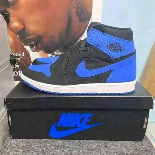 Nikkee Air Jordan 1 High Royal Reimagined Semi UA Quality