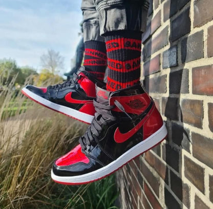 NIKKE AIR JORDAN 1HIGH OG PATENT BRED GLOSSY