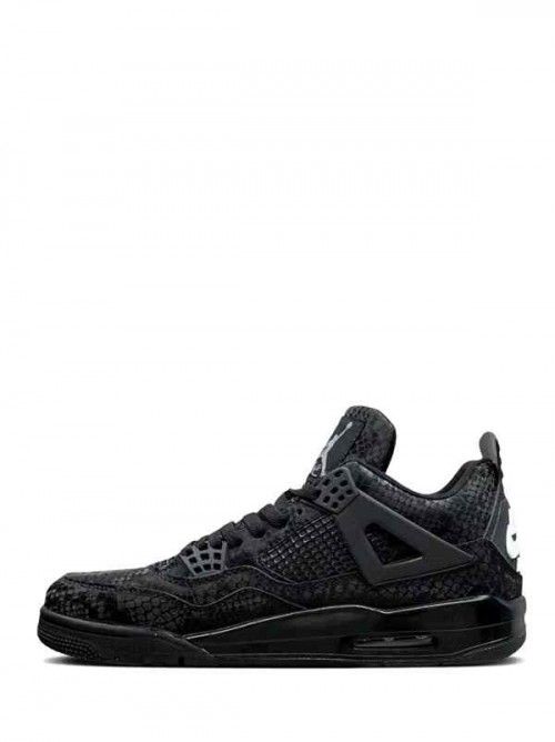Nikee Air Jordan 4 Retro Black Snakeskin Edition