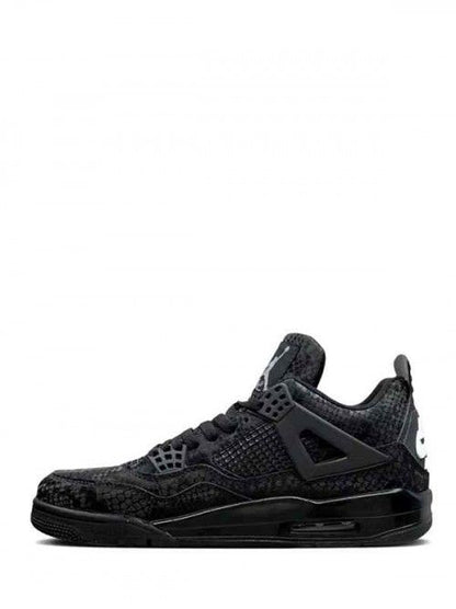 Nikee Air Jordan 4 Retro Black Snakeskin Edition
