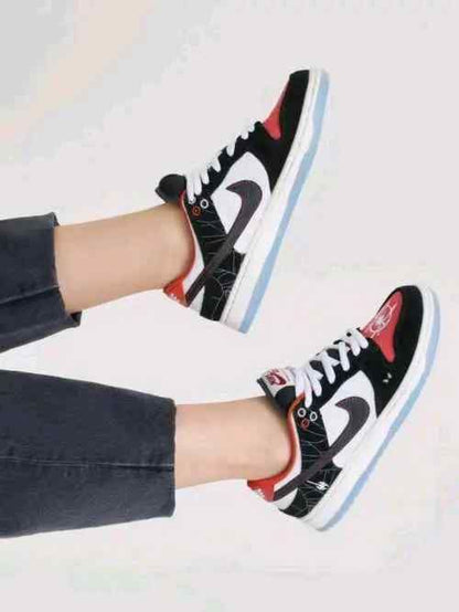 Nikkee SB Dunk Low Spiderman Miles Morales