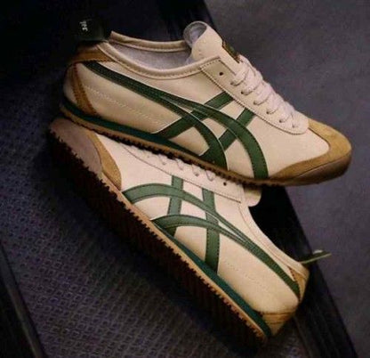 Onitsukka Tiger Mexico 66 Beige Green Grass for her fix