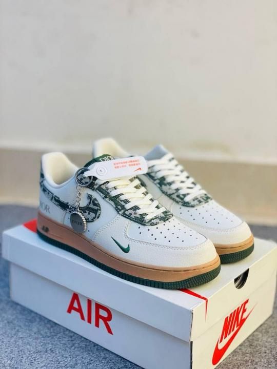 NIKKE AIRFORCE 1 X DIOOR BEIGE GREEN