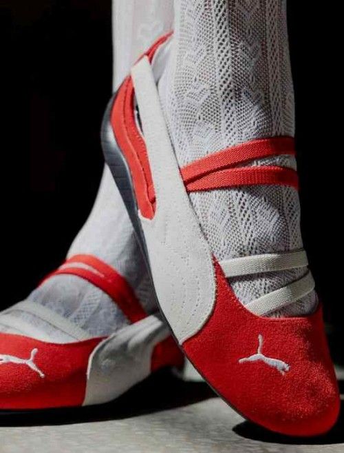 Pumma Speed Cat Ballet Red White for her