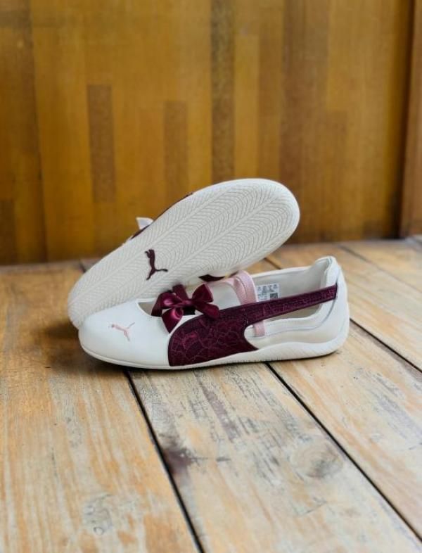 Pumma Speed Cat Ballet Lace Ivore Maroon