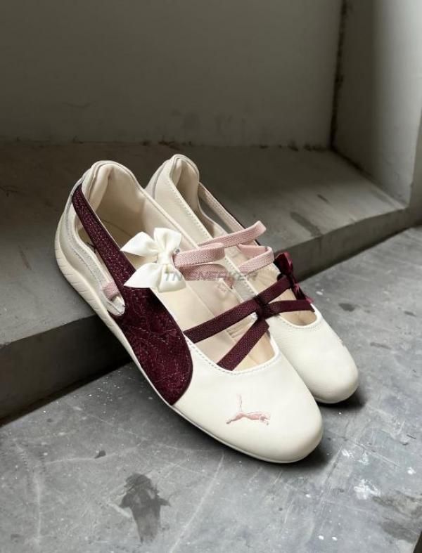 Pumma Speed Cat Ballet Lace Ivore Maroon