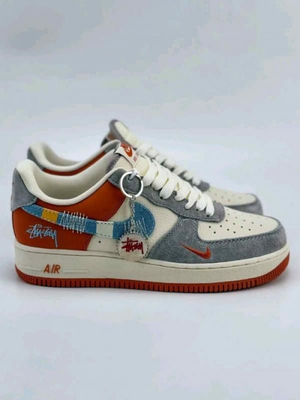 Nikkee AirForce 1 Low 07 -x STu_ssy Orange Fix