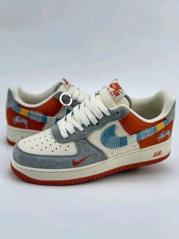 Nikkee AirForce 1 Low 07 -x STu_ssy Orange Fix