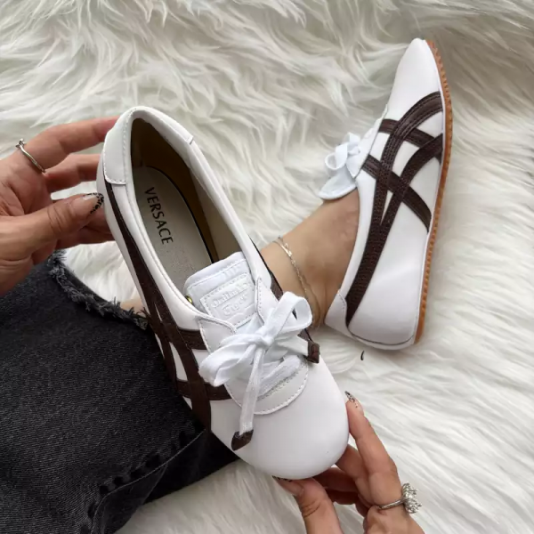 ONITSUKKA TIGER X VERSACCE TAI CHI SAKURA WHITE