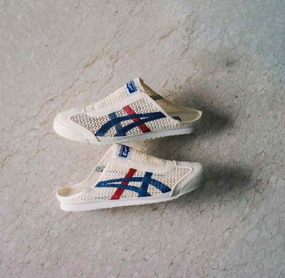 Onitsukaa Tiger Mexico 66 Sabot Cream Mako Blue