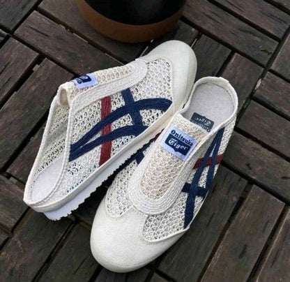 Onitsukaa Tiger Mexico 66 Sabot Cream Mako Blue