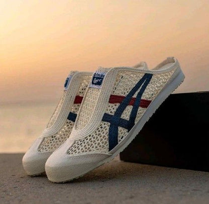 Onitsukaa Tiger Mexico 66 Sabot Cream Mako Blue
