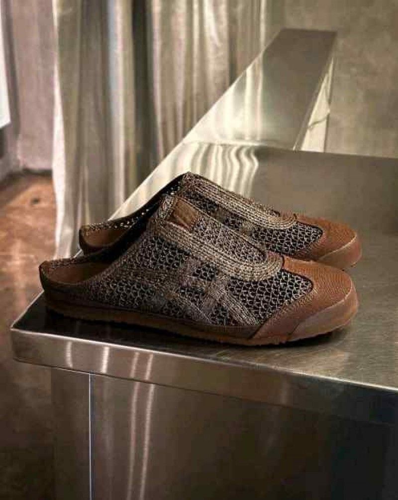 onitsukkaa Tiger Mexico 66 Sabot Mule Dark Brown