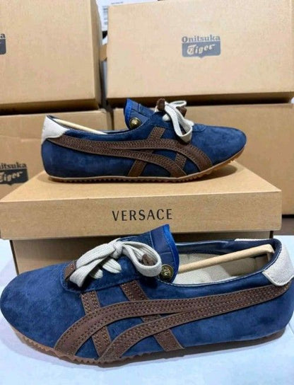 Onitsukaa X Versace TAI-CHI Sakura Suede Blue